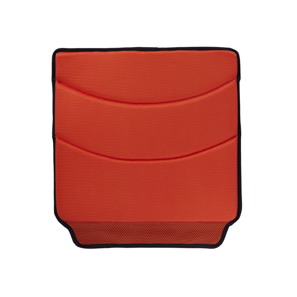 orange seat cushion