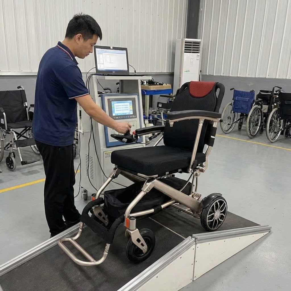 test for power wheelchair