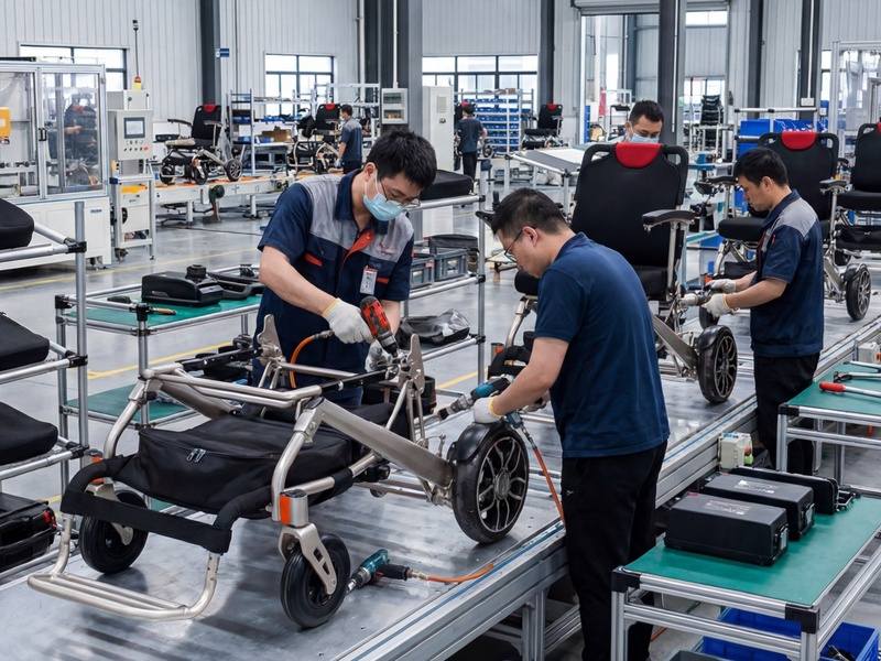 electric wheelchair products line