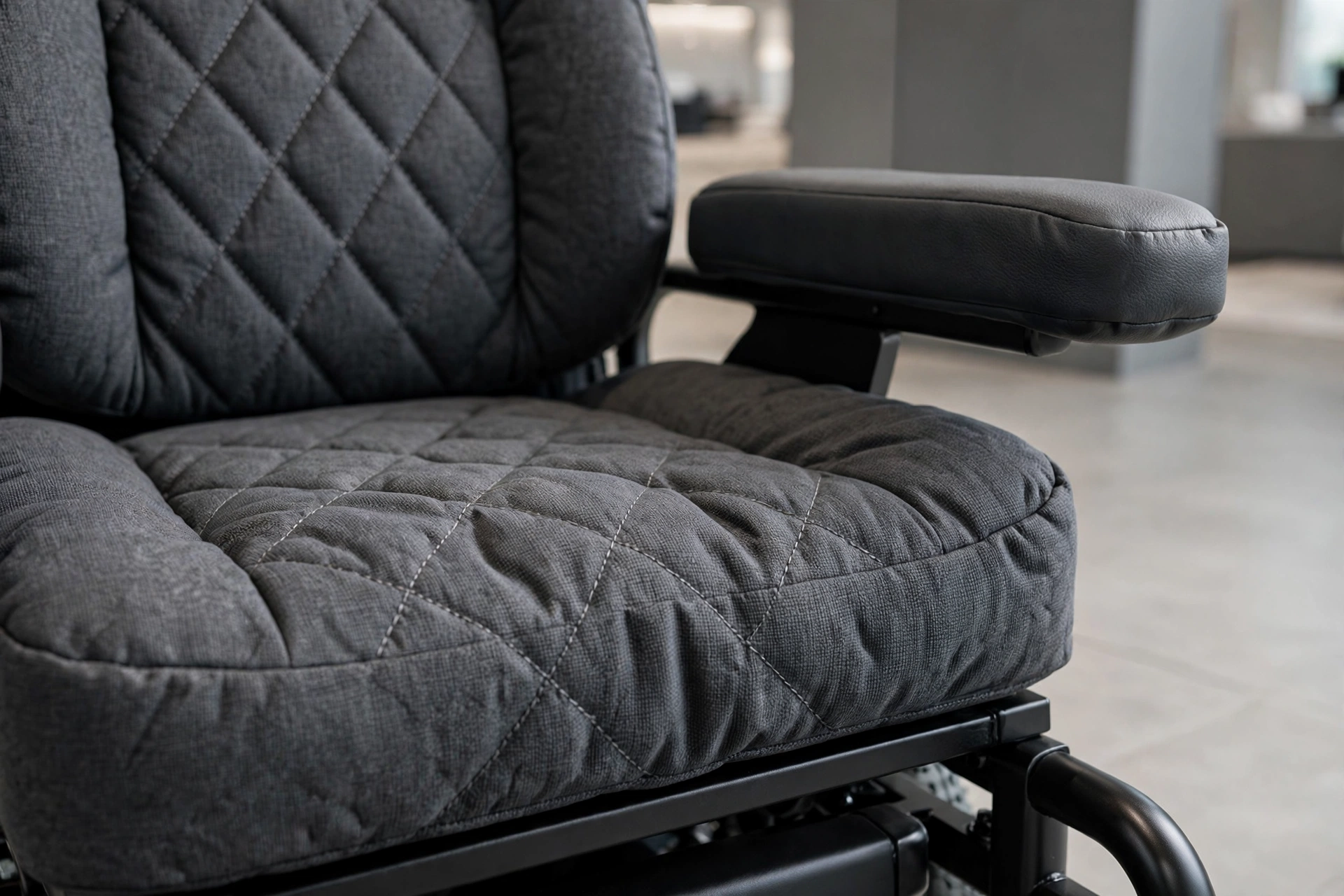 Wheelchair seating close-up