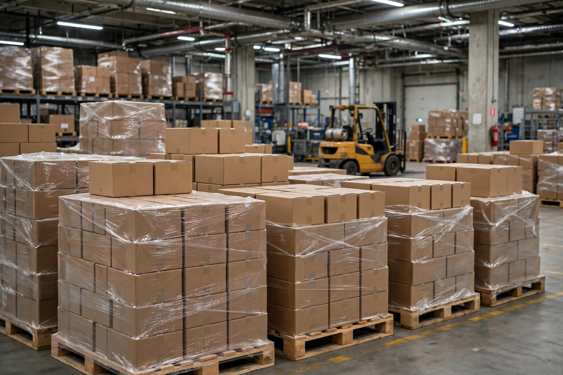 Warehouse with wheelchair boxes